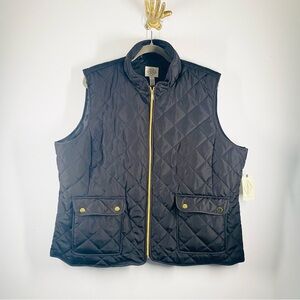 NWT St. John’s Bay Quilted Puffer Vest XXL